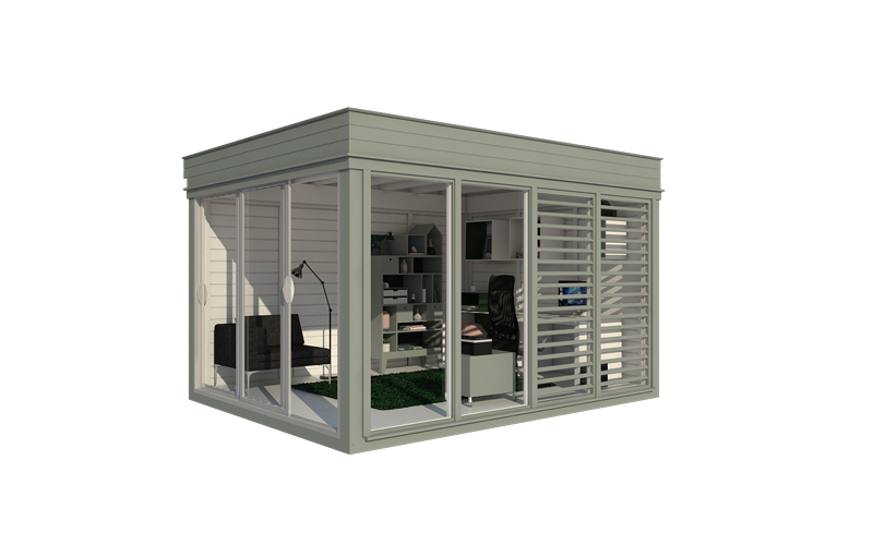 Insulated Cube - Garden Office 3 x 4 m