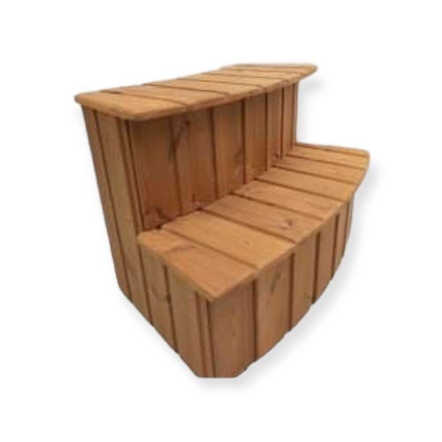 Thermo wood stairs